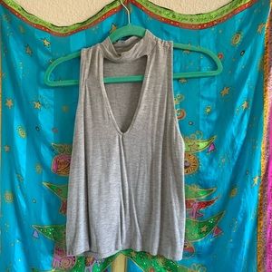 Grey LA hearts crop top!